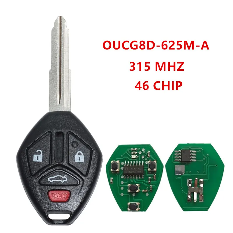 OUCG8D-625M-A 315 MHZ 4 Buttons ID46 Chip Remote Car Key For Mitsubishi Lancer 2007-2015 i-MiEV Lancer Outlander 2008-2015