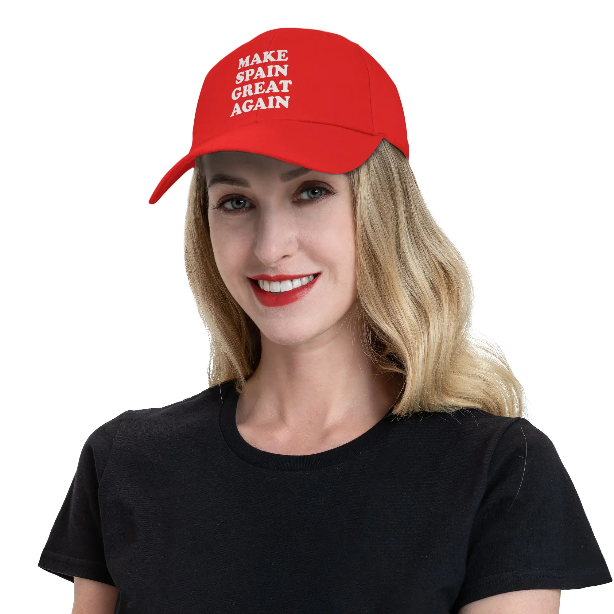 Make Spain Great Again  Baseball Caps Merch Vintage  Dad Hat For Men Women Daily Headewear  Gift