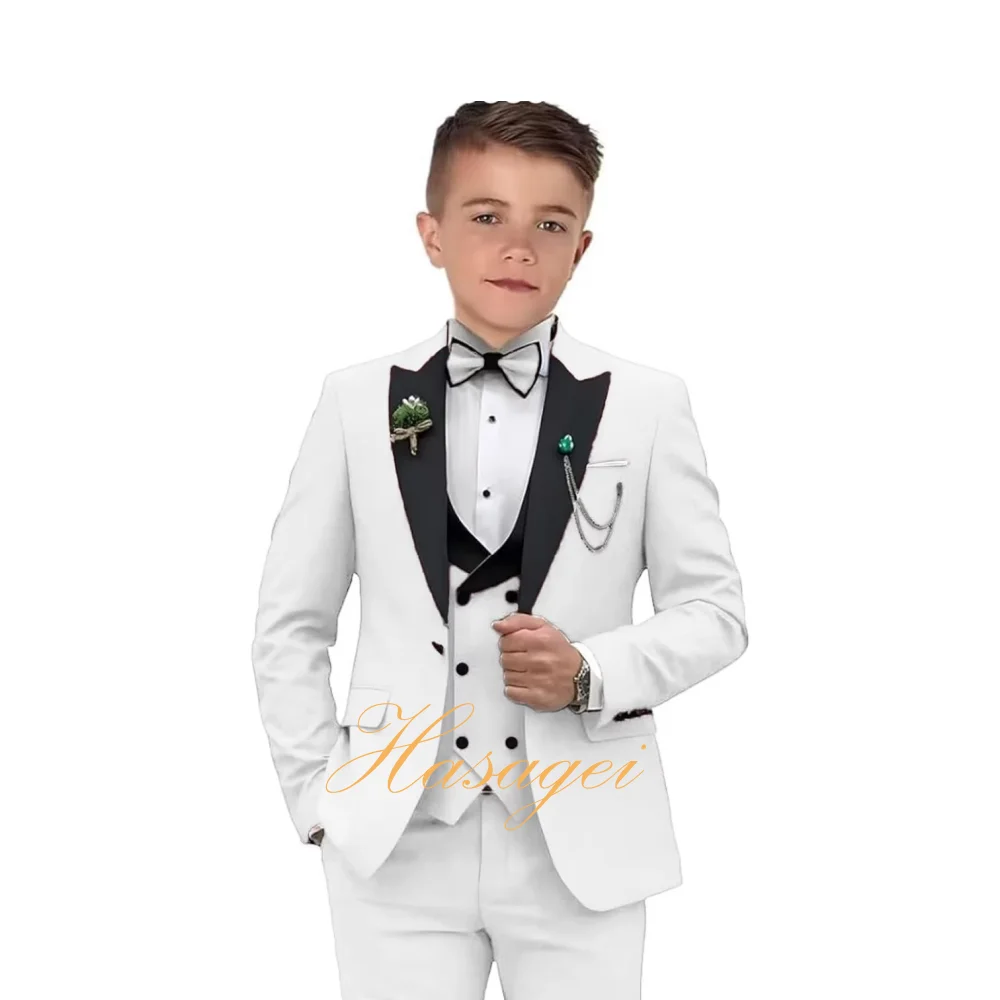 

Formal Boys Suit Wedding Tuxedo 3 Pieces Set Kids Blazer Clothes Party Dress 2-16 Years Old Boys Suit Set