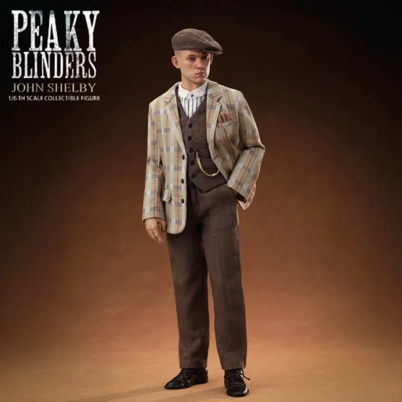 شخصية بيكي بليندرز جون شيلبي - نموذج متحرك من مادة PVC قابل للجمع مع مجموعة ثوب لعبة هدية لمحبي #4