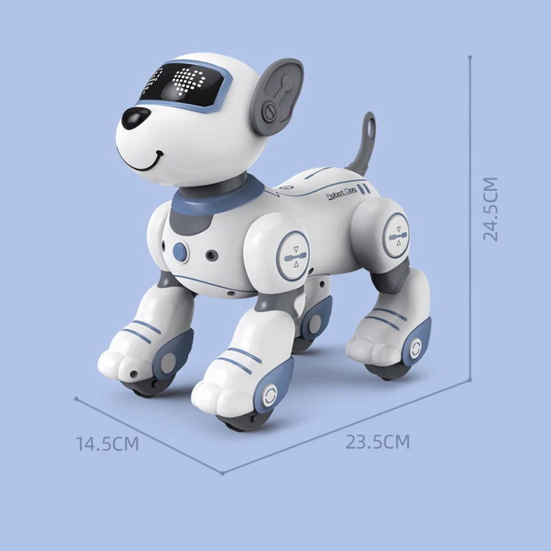 Fun Electric Singing Kids Remote Control Toys for Boys Girl Robot Dog Intelligent Sensing Machine RC Animals Children Puzzle Pet