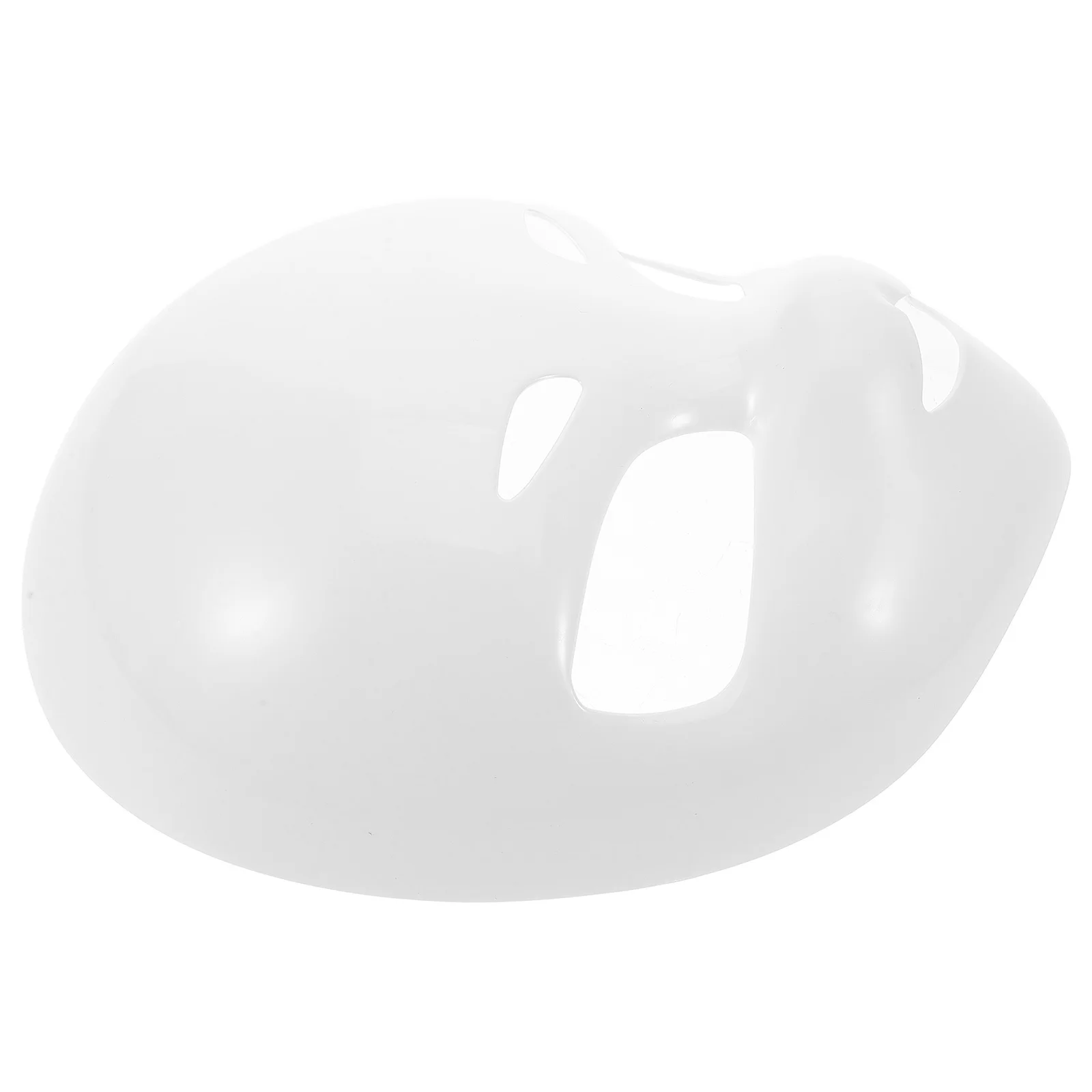 قناع جمجمة أبيض كامل الوجه من البلاستيك الفارغ لحفلة الهالوين التنكرية قناع الوجه أقنعة زخرفية أقنعة زي