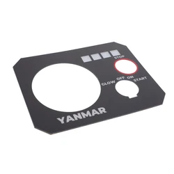For Yanmar Engine Instrument Panel Faceplate Sticker Type B 3ym30 3ym20 2ym15