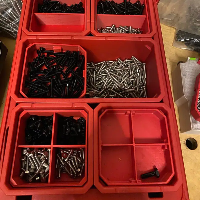 Nested Cup For Packout Fits In Small Packout Storage Box Tool Organizer Accessory Classification Box