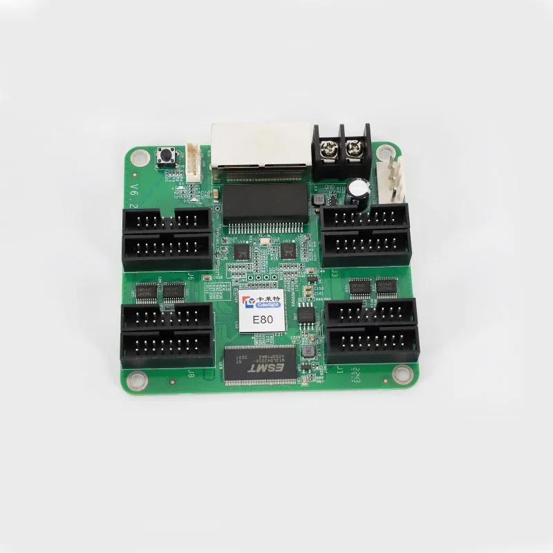 

«Карта светодиодного приемника Colorlight E80: высокопроизводительная, поддержка 4K, сетевое управление для наружных и внутренних дисплеев»