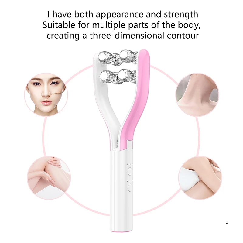 Face Lifting Roller Facial Massager Y Shape Lifting Facial Massager Chin Lift Up Home Use Beauty Instrument Skin Care Tool