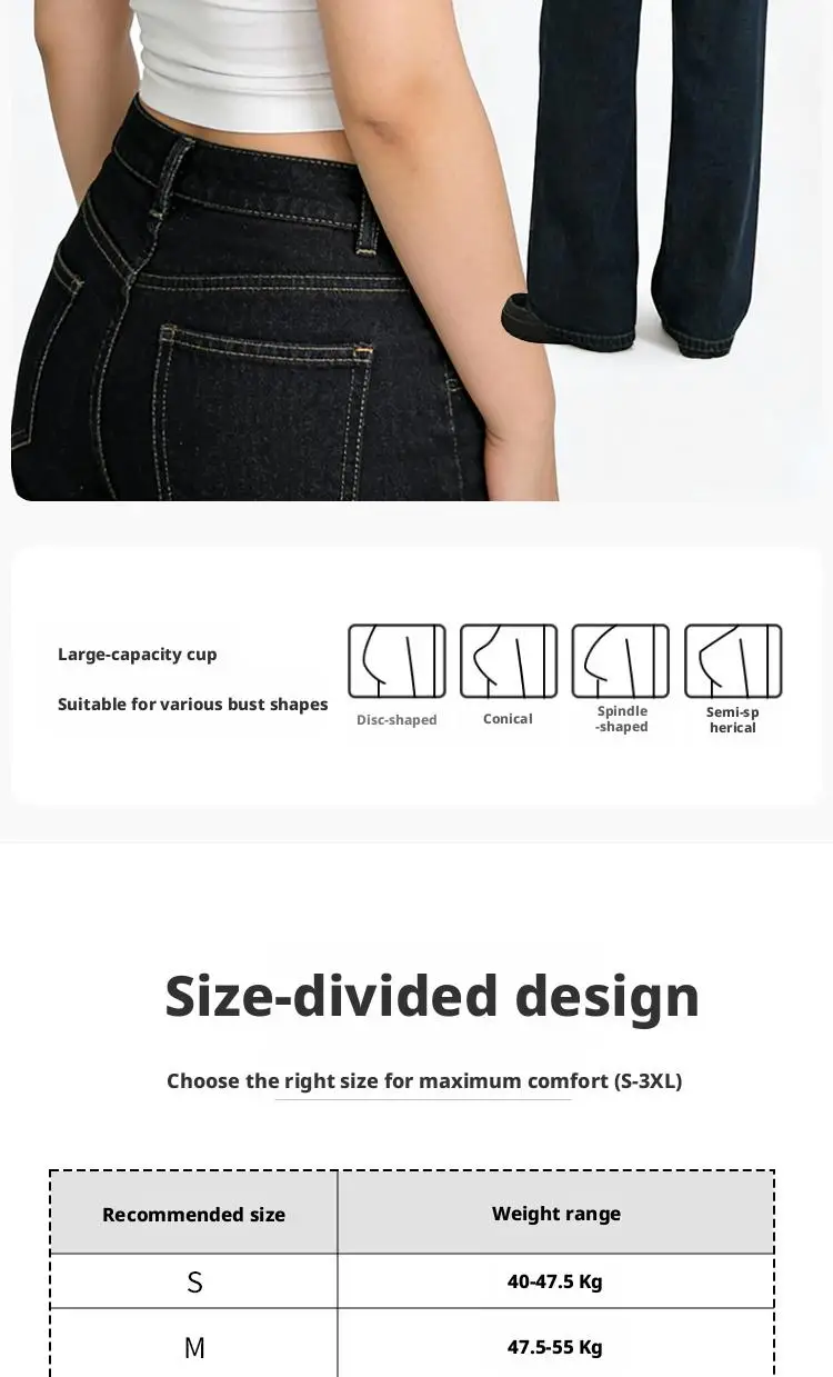 S-3XL Für 40-90kg Übergrößen Neckholder-Camisole-Top für Damen mit Brustpolster, schönem Rückendesign und festem Cup, Tanktops – Detail 2