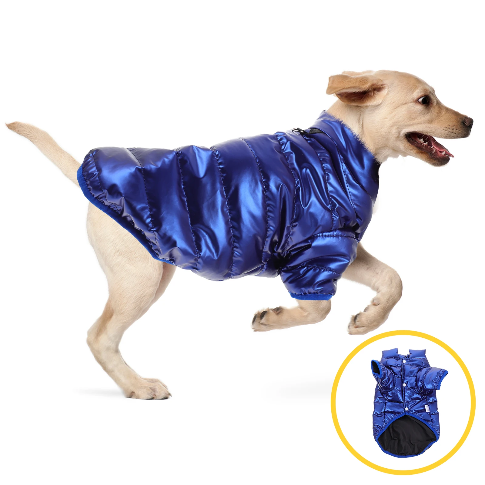 

Fashionable Winter Pet Vest Thermal Cotton-Padded Jacket for Dog Cat Warm Comfortable Skin-Friendly Washable Reusable Coat