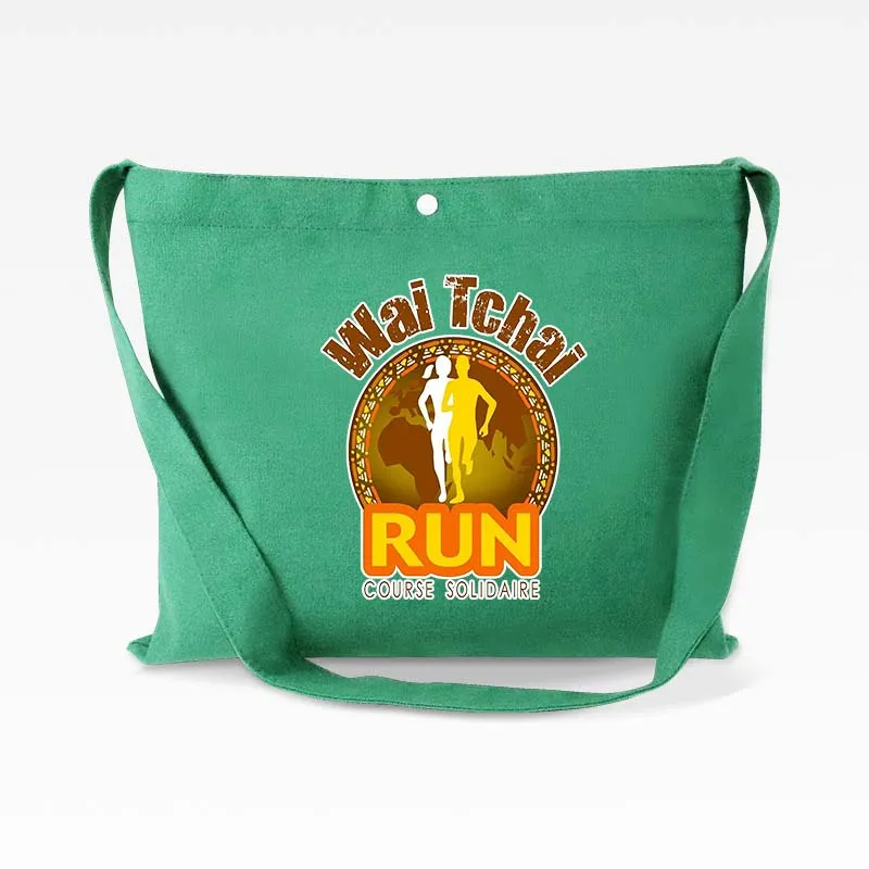 Customized Canvas Crossbody Bag Bicycle Cycling Sports Backpack Printed Logo Name Personalized Image Customized Gift