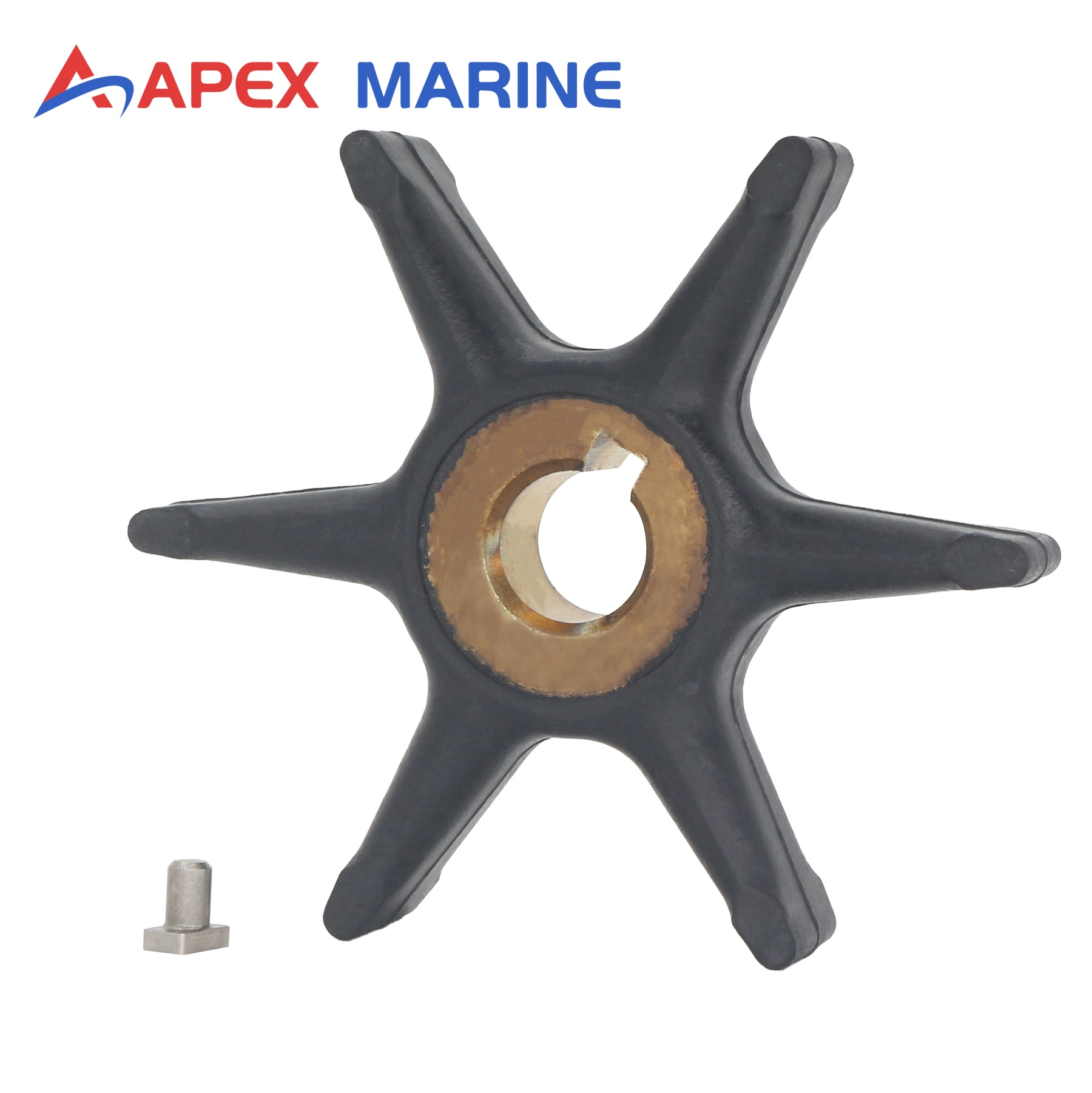 Outboard Marine Impeller Repair Kit 434424 Fits for Johnson Evinrude 2-Stroke 3 To 7.5 HP Engines Replacement Parts 0434424