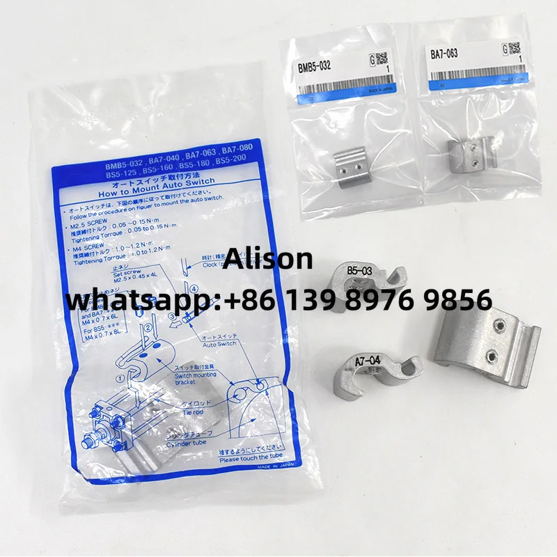 

10pc SMC-Type Sensor Clamp Auto Switch Mounting Brackets BMB5-032/BA7-040/BA7-063 For MDBB CA2B Pneumatic Air Hydraulic Cylinder