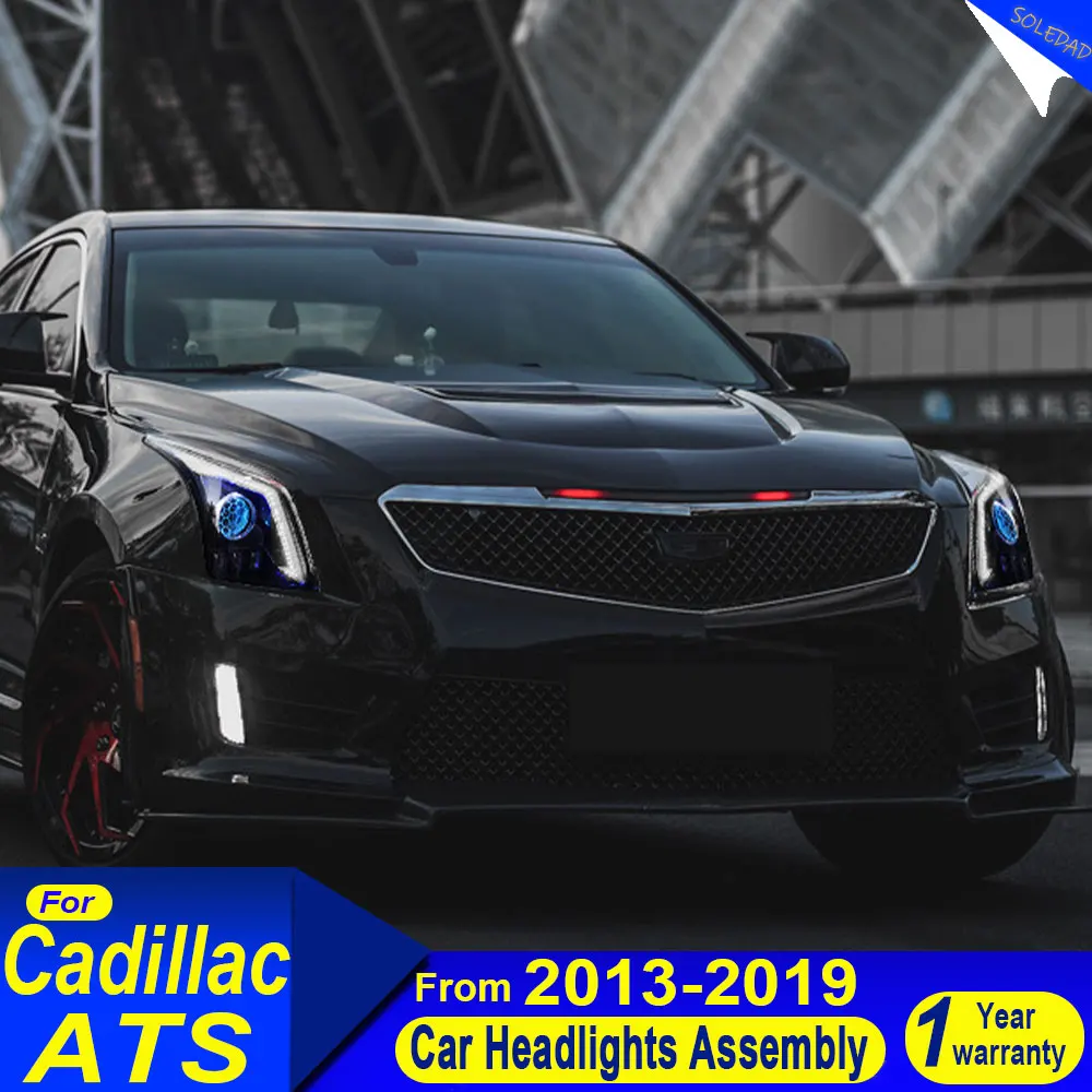 

Светодиодные фары для Cadillac ATS 2013-2019: передние ДХО, указатели поворота, блок фар в сборе