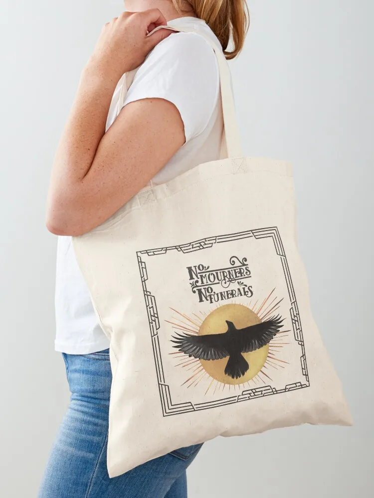 

No mourners No funerals Tote Bag hand bags Portable shopping bag Women's handbag tote bag canvas
