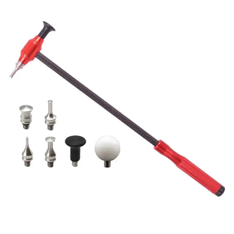 ABKJ-7-Piece Carbon Fiber Sheet Metal Hammer Set For Repairing Depression