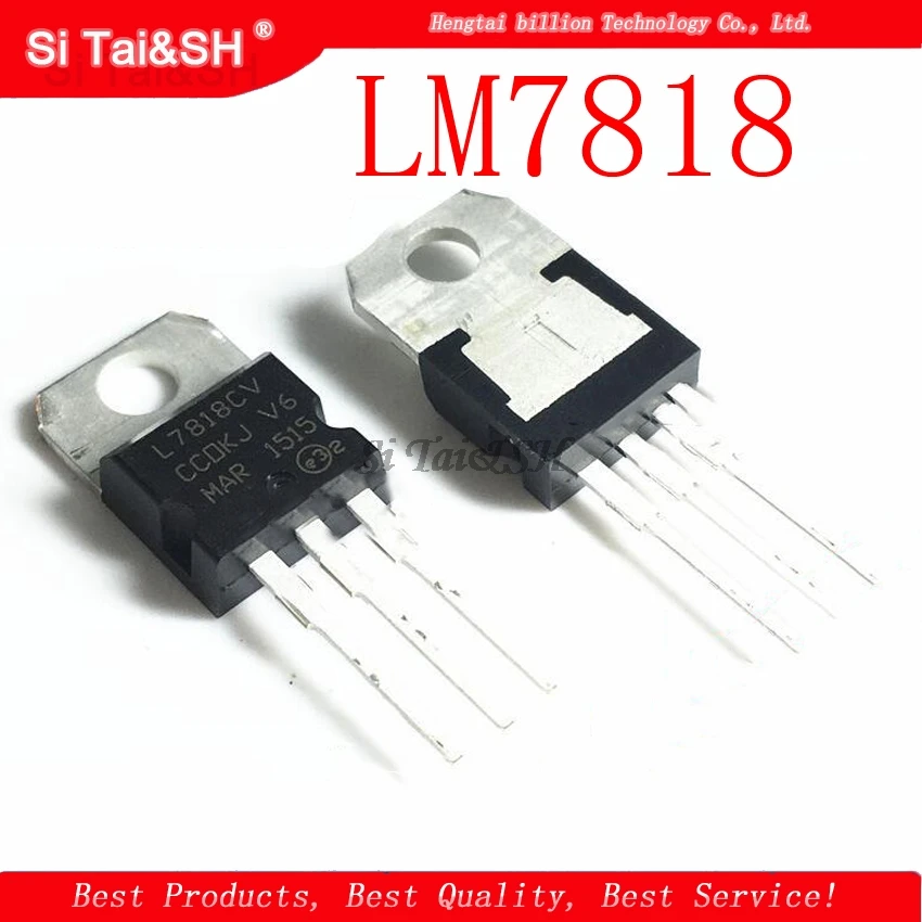 10PCS L7818CV TO220 L7818 TO-220 7818 LM7818 MC7818 new and original IC