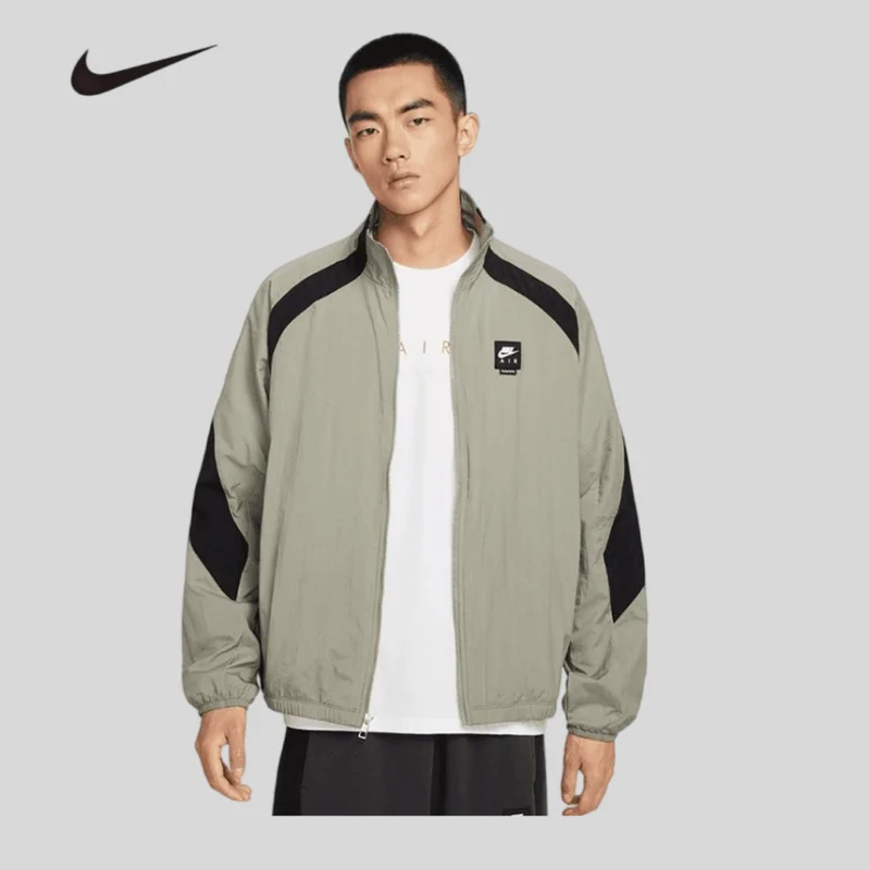 Nike Nike Jacket Men's Autumn New Printed Sports Casual Breathable Loose Stand-up Collar Jacket HV0881-320