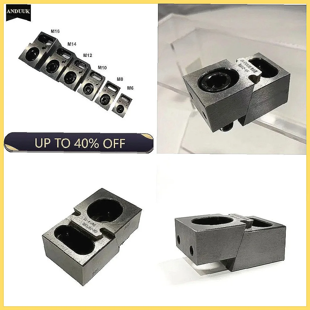 

Высокоточные фрезерные тиски-фиксаторы, M6 M8 M10 M12 M14 M16, с гладкими губками, для фиксации, мини-тиски для серийной обработки и фрезерования