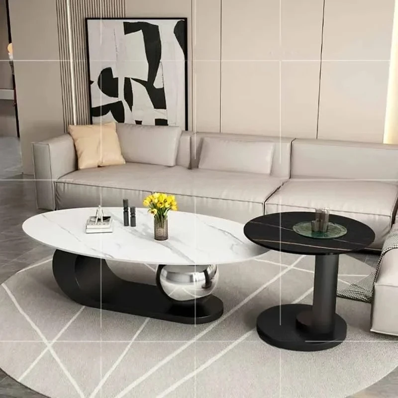 Luxus Schlafzimmer Couchtisch Nordic Premium Minimalistische Moderne Couchtische Metall Ästhetische Moveis Para Sala Loft Dekor Innen