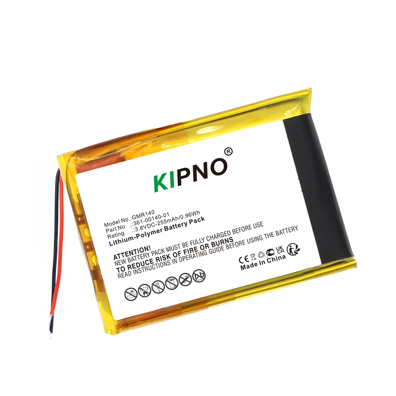 

KIPNO Watch 225mAh Battery 361-00140-01 For Garmin Forerunner 55 Forerunner 158 GPS watch Replacement Battery + Tools