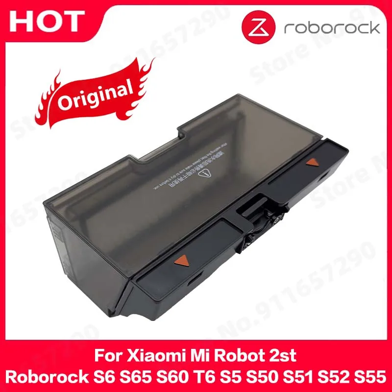 Dust Box For Xiaomi Mi Robot 2st  Roborock S6 S65 S60 T6 S5 S50 S51 S52 S55 Pare Parts Dustbin Box With Filter Accessories