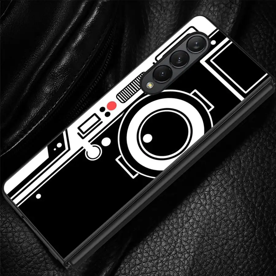 Phone Cover Case for Samsung Galaxy Z Fold 8 Ultra ZFold3 ZFold5 ZFold7 Z Fold 7 6 5 4 3 ZFold4 ZFold6 Cartoon Camera Pattern