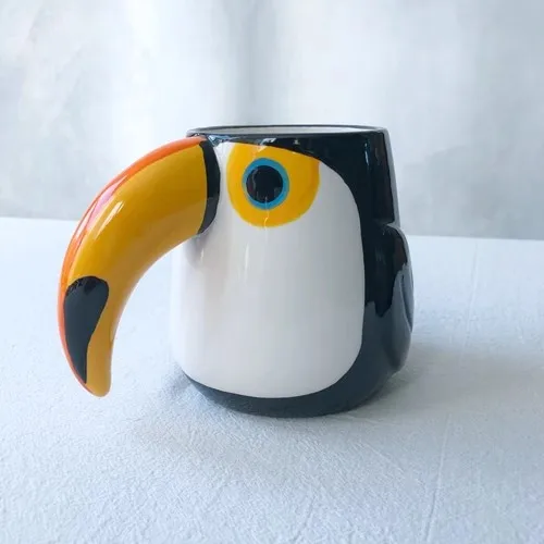 650Ml Parrot Ceramics Mugs Coffee Mug Milk Tea Office Cups Drinkware the Best birthday Gift