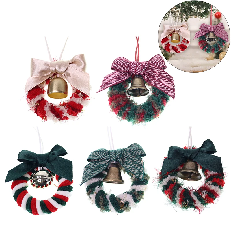 

Christmas Wreath Tree Decorations Bells Hanging Ornaments Holiday Gifts Small Accessories Festive Decor