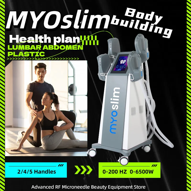 

Аппарат RF EMS для коррекции фигуры MYOslim 6500W: стимуляция мышц, сжигание жира на животе, электромагнитное похудение