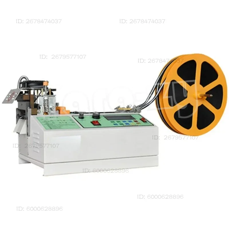 Computer Auto Magic Adhesive Tape Cutting Machine Hot And Cold Cloth Belt Zipper Webbing Elastic Cut Tool