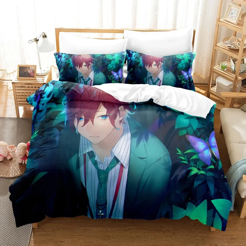 3D Printed Hypnosis Mic Division Rap Battle Comfortable Duvet Quilt Cover Pillowcase Bedding Set Bedroom Decoration Home Textile