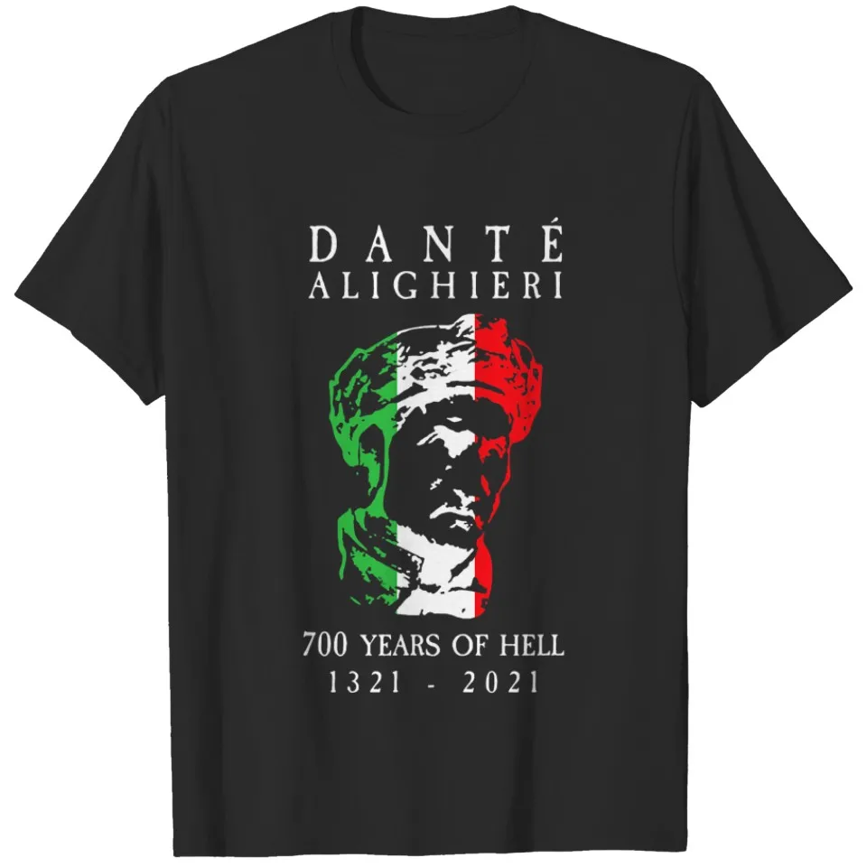 Dante Alighieri 700 Years Divine Comedy Great Italian Writer T-Shirts