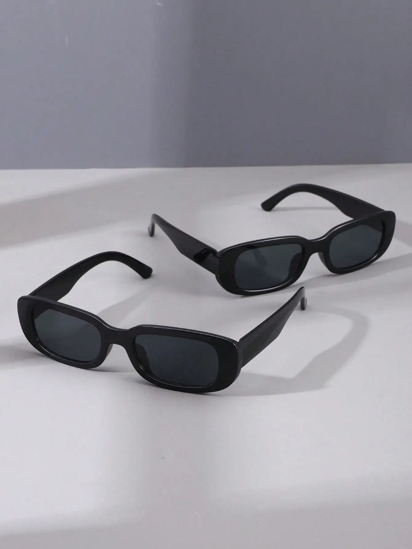 2-Pack Black Rectan…