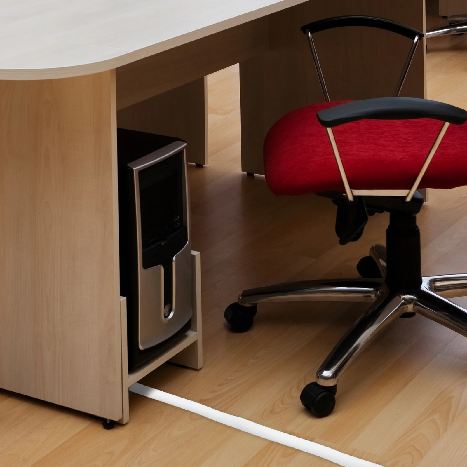 

1 Roll 2 Meter Self-Adhesive Cable Management Flexible Cord Hider For Floor Wall Power Cords Extension Cables Pvc Wire Protector