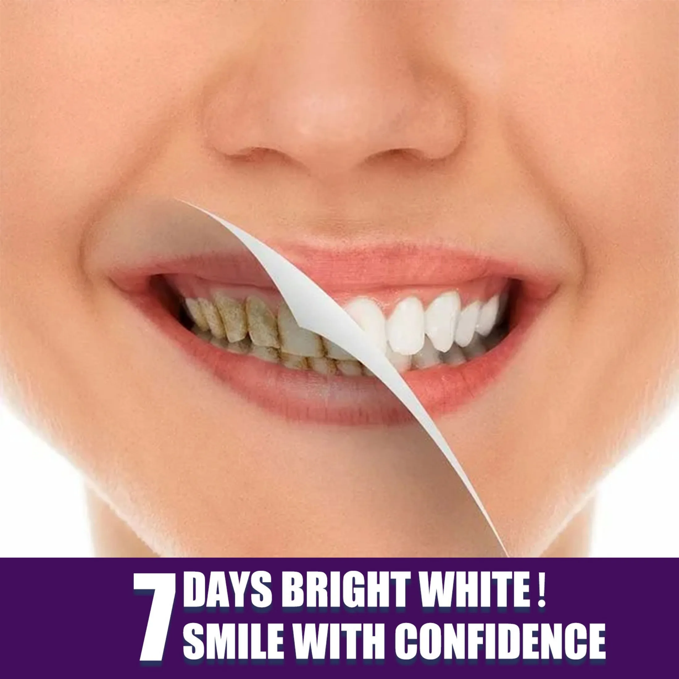 V34 Purple Whitening Toothpaste Cleans Mouth Fresh Breath Remove Yellow Stains Protect Teeth White Decontamination Care 2024