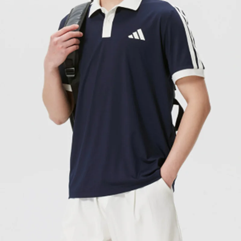 

Мужская универсальная повседневная рубашка-поло Adidas с коротким рукавом KA5899