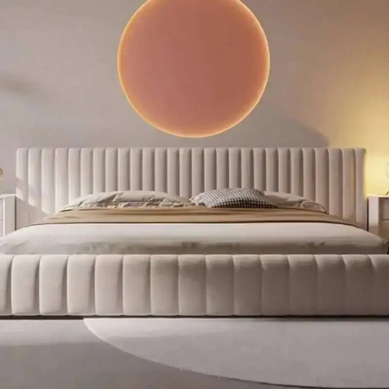 

Queen Double Royal Bed King Nordic European Headboard Frame Double Bed Girl Boys Letti Matrimoniali Furniture For Bedroom