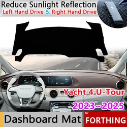 Car Dashboard Cover Pad for Forthing Yacht 4 U-Tour Suba M4 Cirelli 7 2023~2025 Liner Anti-Slip Mat Sunshade Carpet Accessories