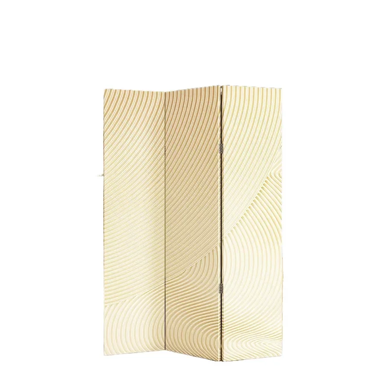 Modern Fabric Room Divider Screen Portable Folding Partition for Living Room Office Bathroom Double Sided Privacy Panel