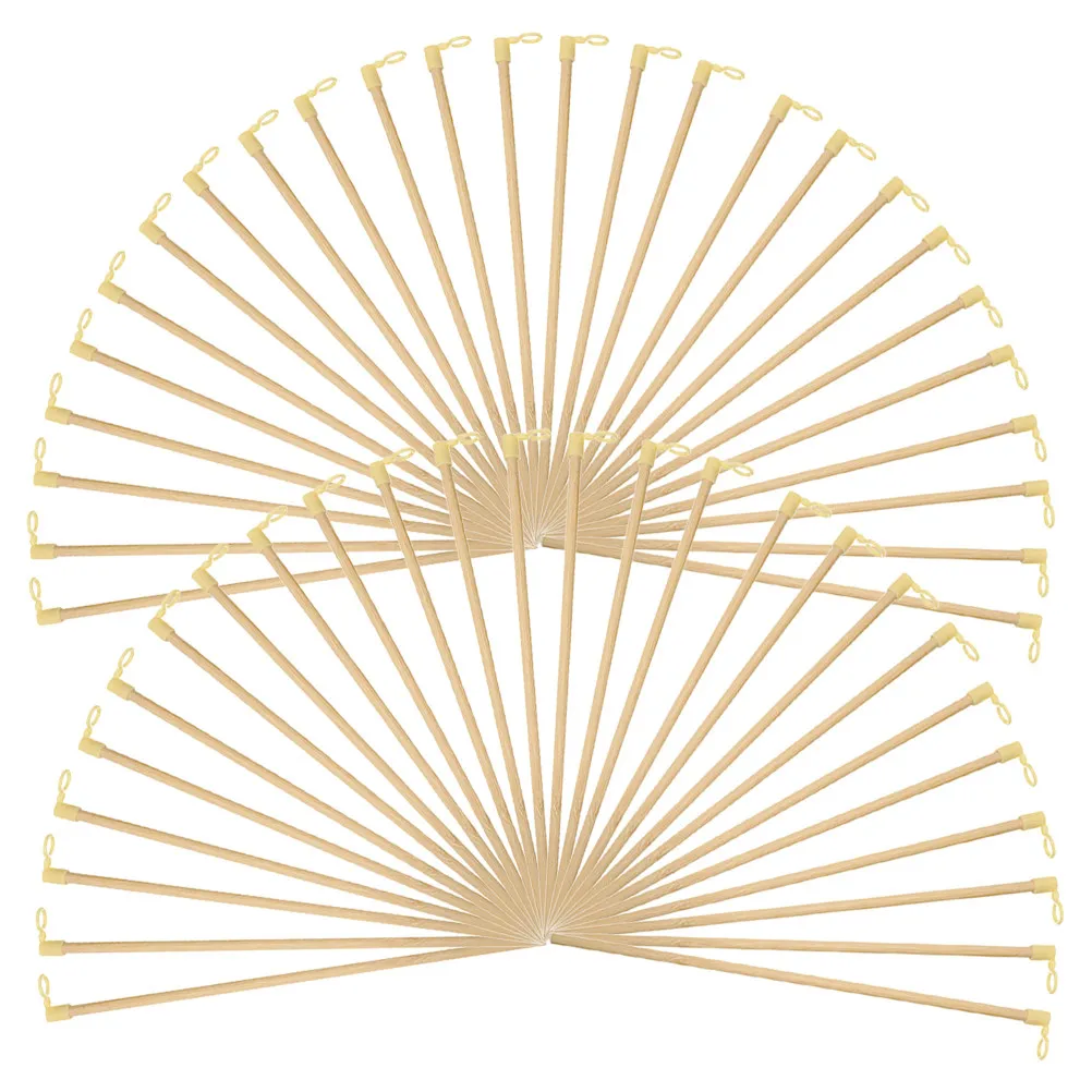 

100 шт. деревянных палочек для фонариков, бамбуковые палочки, традиционные украшения для вечеринок, материалы для набора для рукоделия DIY