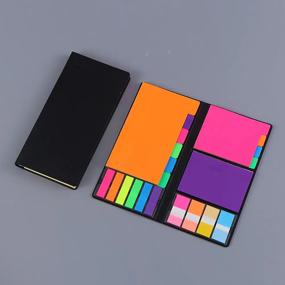 Pet Material Sticky Notes Colorful Waterproof Sticky Notes Set for Home Office School Easy for Business for Organization