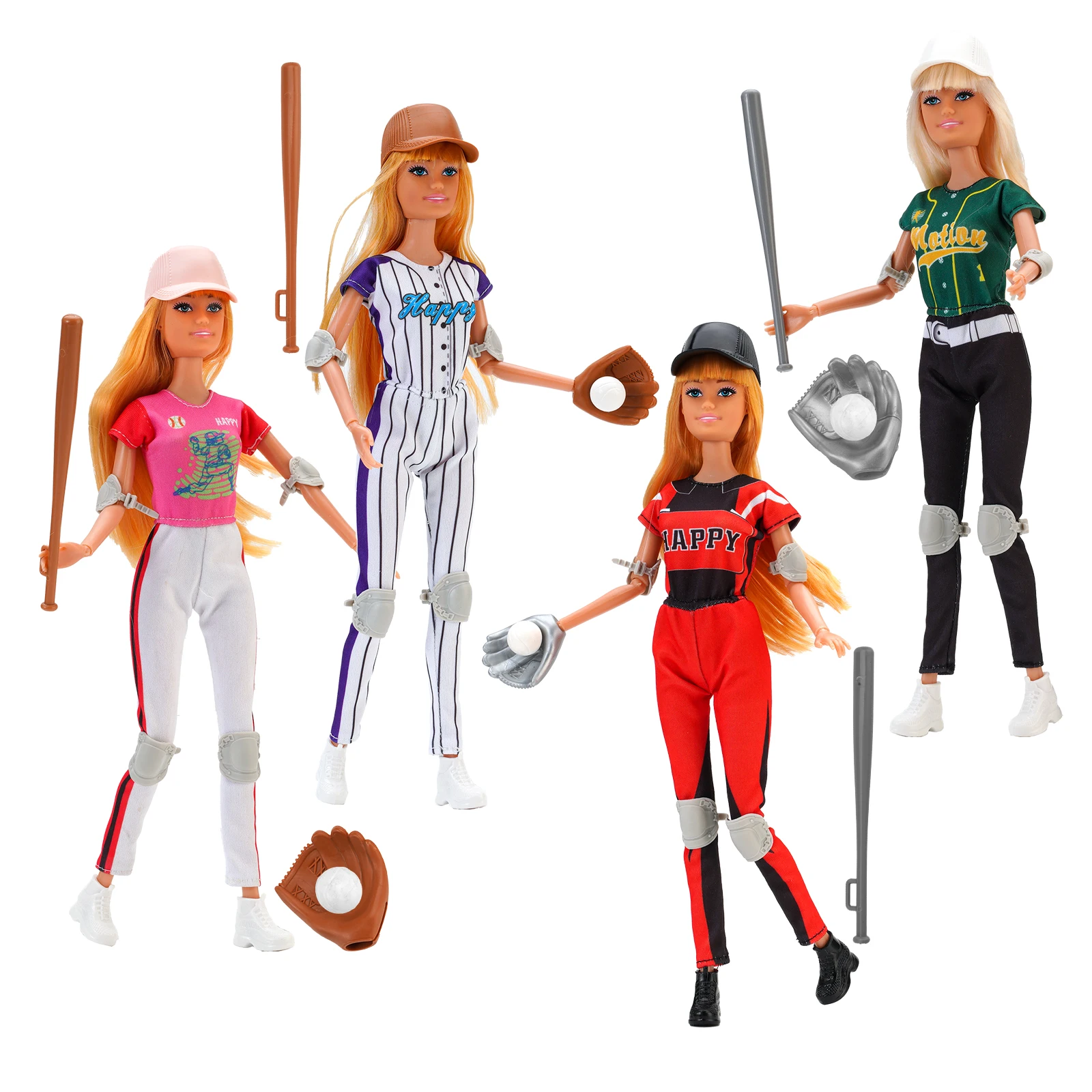 Barbies Doll Clothes baseball uniform suit ceremonial dress For Barbie&1/6 BJD Blythe Doll Clothes Doll Accessories