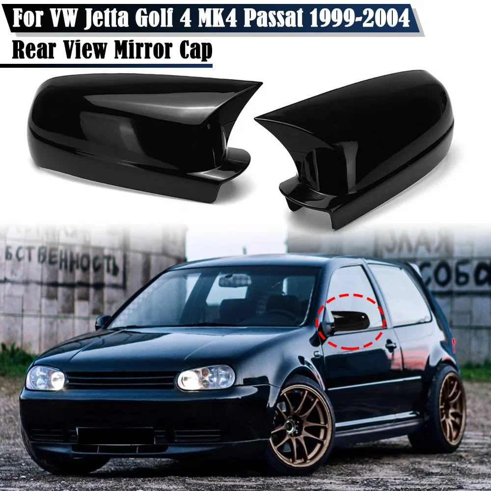

Крышка бокового зеркала заднего вида автомобиля подходит для VW Golf 4 MK4 GTI R/Bora Jetta Passat B5 1997-2004 OX Horn, колпачки заднего вида, накладка
