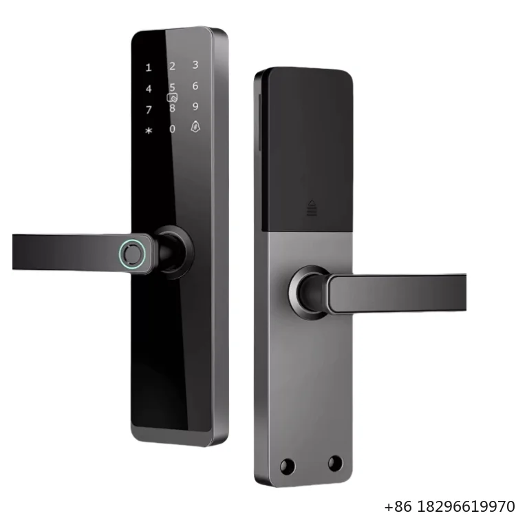 Economic  WiFi Smart Fingerprint Lock for Bedroom Biometric Door with Steel Construction Cloud Data Storage Option
