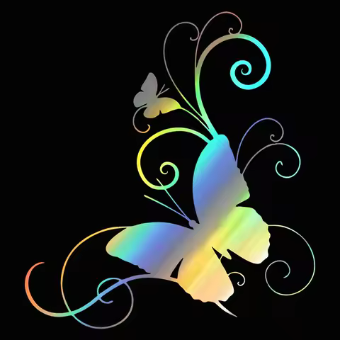 Car Sticker 3D Butterfly Personality Fashion Vinyl Sticker Funny Stickers and Decals Vinyl Car Styling