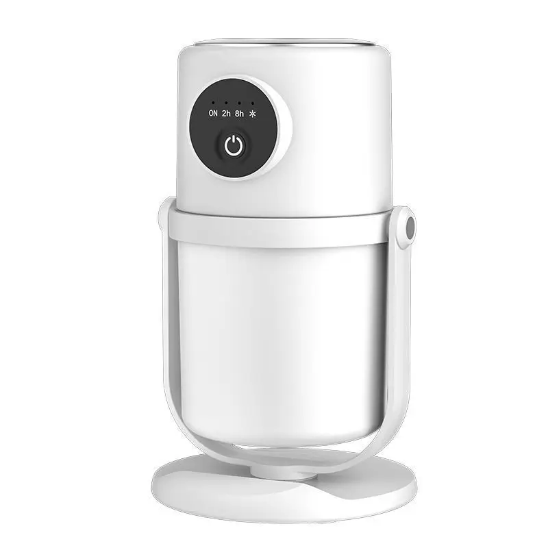 Portable Mini Ultrasonic Mist Humidifier USB Charged Small Desktop Humidifier Household Use for Bedroom Office Student Dorm