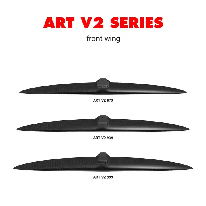 New Series ART V2 Hydrofoil Front Wing Interchangeable High Performance Carbon Fiber Front Wing Accessory Surfing Wingfoil Water
