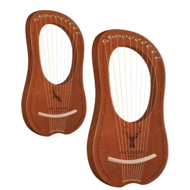 

Hooqu Factory Direct Lyre Harp 21 Strings Solid Spruce Top And Mahogany Back&sides Lyre Harp