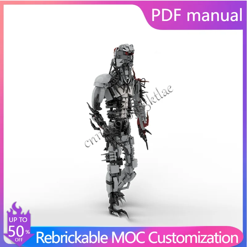 

854 PCS Hot MOC Creative Customize Monster Person Building Blocks Model Educational Assembly Toy For Boy Christmas Birthday Gift