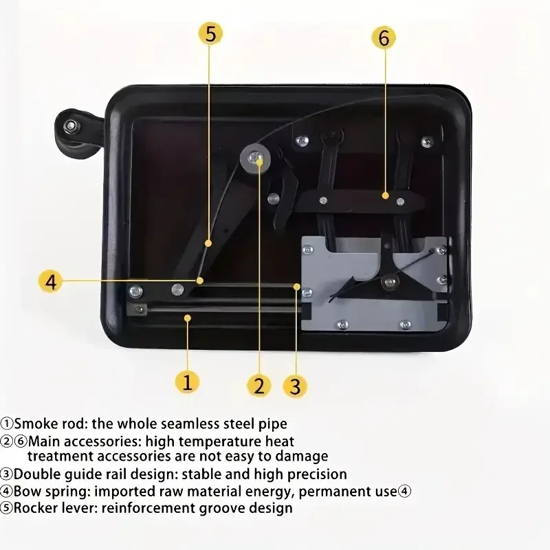New Black 5.5/6.5/8mm tube double rail cigarette rolling machine aluminum alloy smoking tools hand cigarette rolling machine view 6