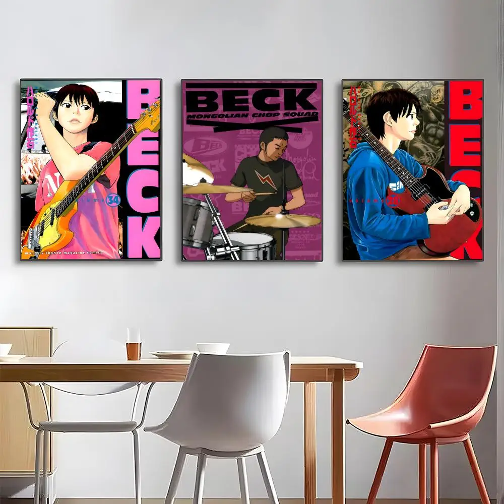 Beck Mongolian Chop Squad Anime Poster High-definition posters, wall art for living room and home decor.